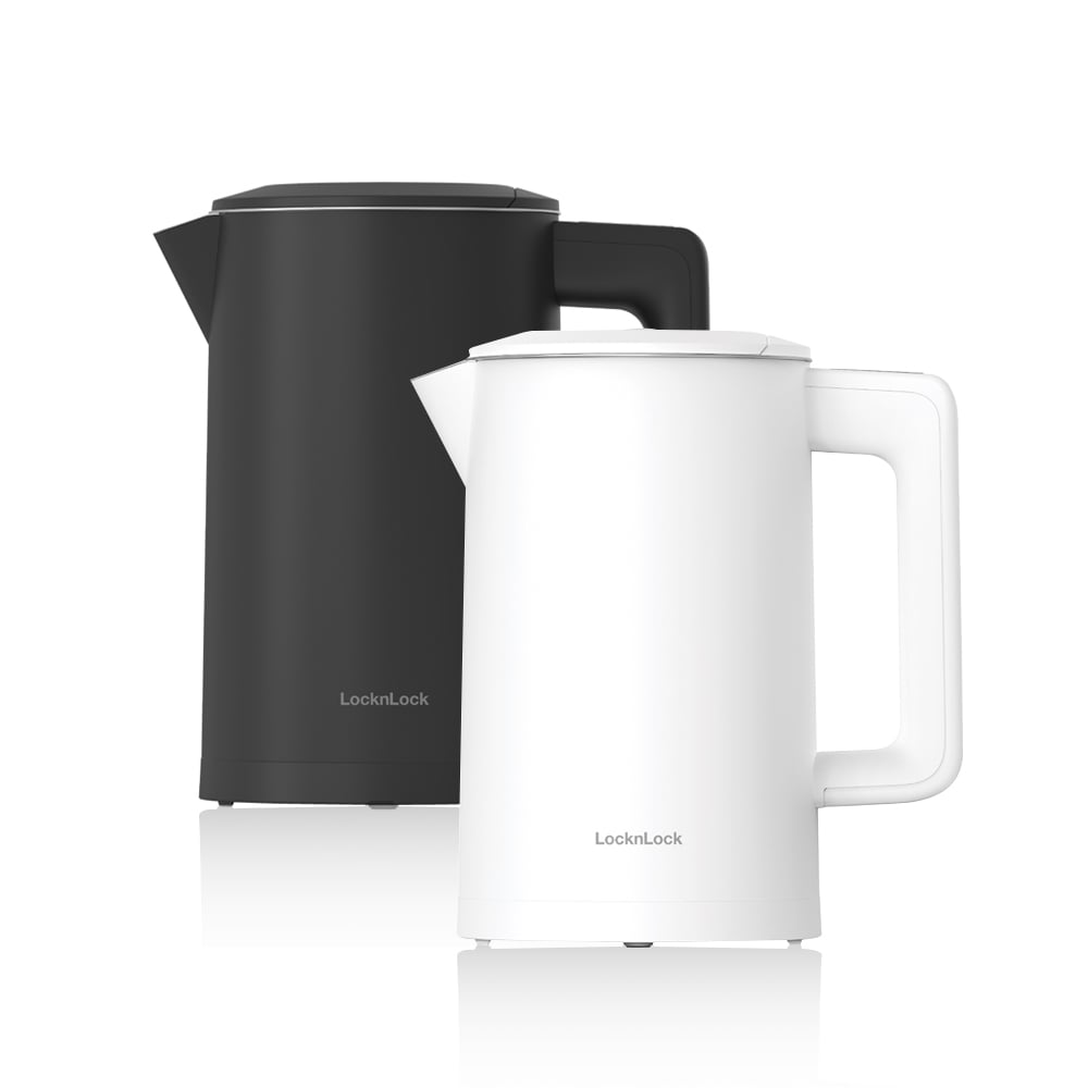 Ấm đun siêu tốc Locknlock Digital electric kettle 220-240V, 50/60Hz, 1850-2200W,1.7L 2 Màu (Đen, Trắng) - EJK226, , large image number 1